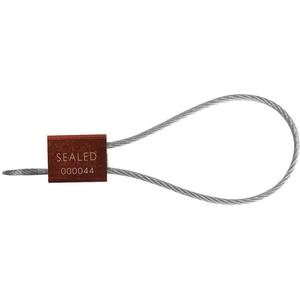 TYDENBROOKS 1061005 Cable Seal 13 x 9/64 Inch Red - Pack Of 200 | AE2CRU 4WKL6