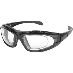 MCR SAFETY HDX110AF Brillen klar kratzfest AF schwarzer Rahmen PR | AH6FRZ 35ZA35