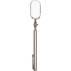 ULLMAN DEVICES B-2T Inspection Mirror Telescoping Oval | AH8LHB 38VY48