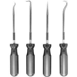 ULLMAN DEVICES PSP-4 Pick And Hook Set Steel 5-1/16 Inch Length 4 pcs | AH8LHV 38VY65