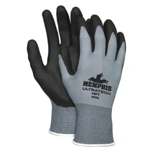 ULTRATECH 9699L Nylon Knit Glove L Black/blue Pr | AC6UND 36H998