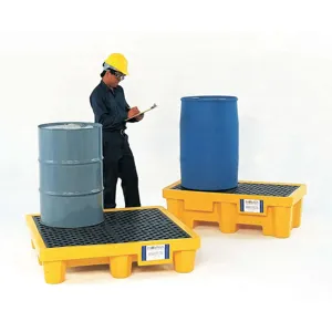 ULTRATECH 1010 Ultra Spill Pallet 2 Drums | AF4EYW 8UL63