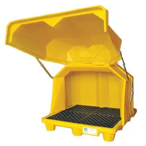 ULTRATECH 1080 Covered Drum Spill Containment Pallet 54 Inch Length | AF4MJP 9CG52