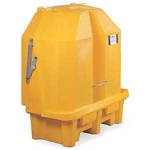 ULTRATECH 1082 Curied Drum Spill Containment Palet 63-1 / 2 Zoll Höhe | AF4KUK 8ZEP8