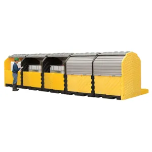 ULTRATECH 1168 Spill Pallet System 5 Ibc Outdoor | AF3XTB 8EKJ0