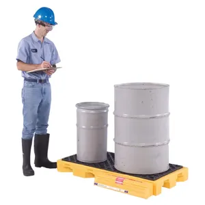 ULTRATECH 2329 Drum Spill Containment Pallet 2 Drum 3k Lb. | AD8PXE 4LNT7