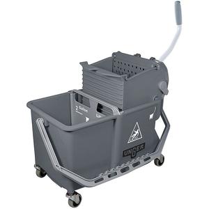 UNGER COMSG Mop Dual Bucket with Side Wringer 4 gallon | AG9EUN 19YD13