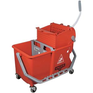 UNGER COMSR Mop Dual Bucket with Side Wringer 4 gallon | AG9EUM 19YD12