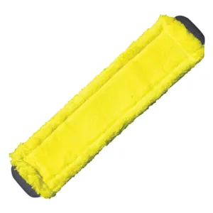 UNGER MM40Y Wet Flat Mop 16 Inch Yellow Cut End | AC2ULF 2MXA6