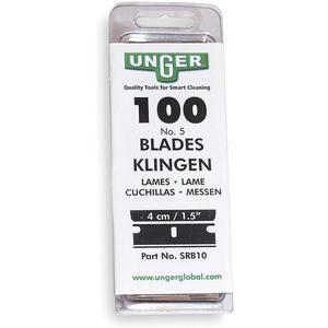 UNGER SRB10 Ersatzklinge 1-1 / 2 Zoll Länge - Packung mit 100 Stück | AC3CWZ 2RMZ5