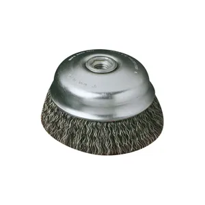 UNITED ABRASIVES-SAIT 09551 Crimped Wire Cup Brush 4 inch 9000 rpm | AH4RPK 35KH10