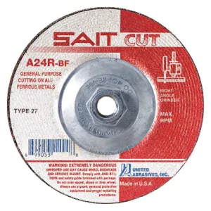 UNITED ABRASIVES-SAIT 22120 Abrasive Cut Wheel 4-1/2 Diameter x 0.093 Inch T 5/8 Inch Arbor Hole | AD6VLL 4AYF2