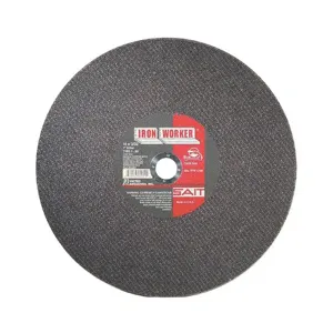 UNITED ABRASIVES-SAIT 24051 Abrasive Cut Wheel 14 Inch Diameter 3/32 Inch T 1 Inch Arbor Hole | AE4MJV 5LTZ6