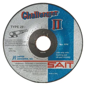 UNITED ABRASIVES-SAIT 27511 Depressed Center Wheel T29 7 inch 36 Grit | AH4RQF 35KH30