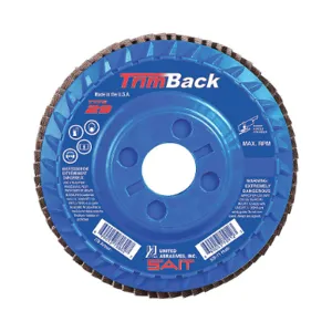 UNITED ABRASIVES-SAIT 70801 Flap Disc 40 Grit 7/8 inch Trimback | AH7BPD 36RD47