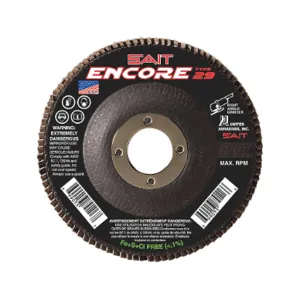 UNITED ABRASIVES-SAIT 71269 Flap Disc 80 Grit 7/8 inch Encore | AH7BNZ 36RD43