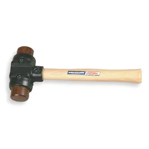 VAUGHAN SH200 Split-Head Hammer Rawhide 4Lb Wood | AD7RPU 4GB47