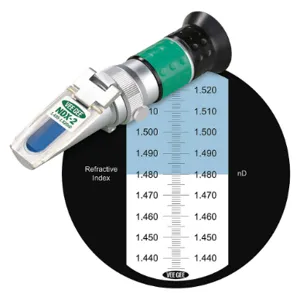 VEE GEE NDX-2 Analog Refractometer 1.435 to 1.520 nD | AH7HQV 36TY15