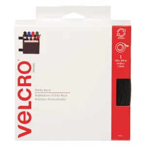 VELCRO 90081 Tape 3/4 In x 5 Yard Black | AE4DEG 5JLD8