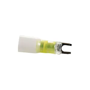 VELVAC 30424 Heat Shrink Hd Spade Yellow 12 - 10awg Pk10 | AF7HQN 21DH17