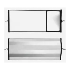 VELVAC 705107 Aluminium Split Glass Mirror | AB9UAP 2FAE7