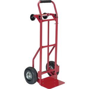 VESTIL DSHT-500-PN Convertible Hand Truck, Steel, 500 Lb. Capacity | AG7QYK