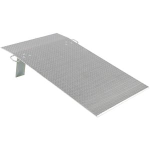 VESTIL E-3660 Economizer Dockplate, 3000 Lb. Capacity, 36 Inch x 60 Inch Size, Aluminium | AG7RAJ