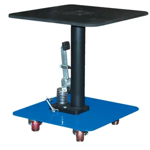 VESTIL HT-03-1616A Hydraulic Post Table, 300 Lb. Capacity, 16 x 16 Inch Size | AG7UKC