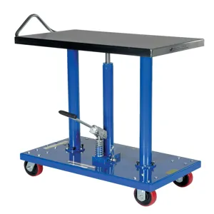 VESTIL HT-10-2036A Hydraulic Post Table, 1000 Lb. Capacity, 20 x 36 Inch Size | AG7UKE