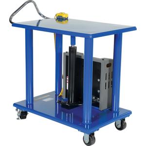 VESTIL HT-20-2436-DC Hydraulic Post Table, DC, 2000 Lb. Capacity, 24 Inch x 36 Inch Size | AG7UKJ