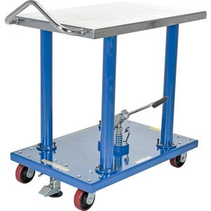 VESTIL HT-20-2436A Hydraulic Post Table, 2000 Lb. Capacity, 24 x 36 Inch Size | AG7UKG