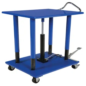 VESTIL HT-30-3042 Hydraulic Post Table, 3000 Lb. Capacity, 30 x 42 Inch Size | AG7UKR