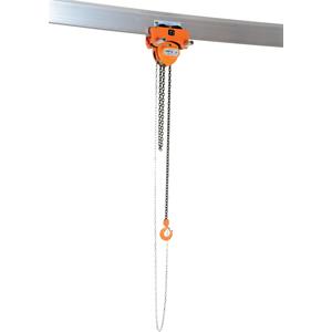 VESTIL LOW-4P Low Headroom Chain Hoist, Trolley Push, 4000 Lb. Capacity | AG7VWX