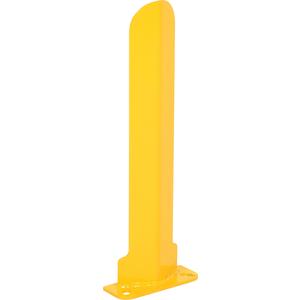 VESTIL NPG4-24 Steel Low Profile Rack Guard, 3 x 8 x 23-7/8 Inch Size, Yellow | AG7WMB