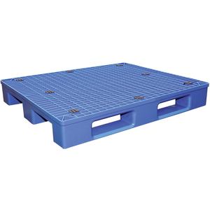 VESTIL PLPS-4840 Pallet/Skid, 47 x 39-1/4 x 6-1/2 Inch Size, 8800 Lb. Capacity, Blue, Polyethylene | AG7XFG