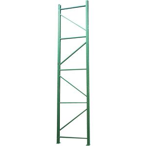 VESTIL PRTD-10-42-24 Steel Pallet Racking Frame, 10 Feet x 42 Inch Size, 24000 Lb. Capacity, Green | AG7XPM