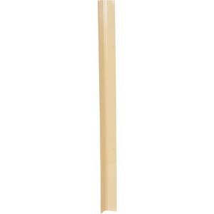 VESTIL PVC-48R-BG PVC Corner Guard, Round Beige, 48 Inch Size | AG7XTM 5MKF3