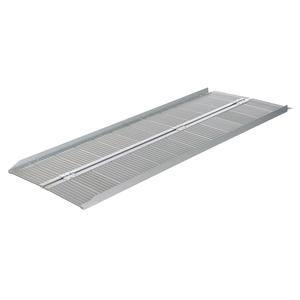 VESTIL RAMP-SF Aluminum Folding Ramp, Single Fold, 72 x 28-5/8 x 2-9/16 Inch Size, 500 Lbs. Capacity, Silver | AG7XVT