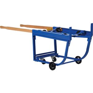 VESTIL RDC-1000-5PU Revolving Drum Cart, Poly-on-steel, 1000 Lb. Capacity | AG7XXK