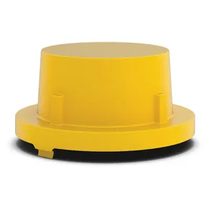 VESTIL SCC-65-CVR-YL Drum Containment Lid, Yellow | AG7YLW