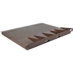 VESTIL SCR-84 Heavy Duty Steel Container Ramp, 98 Inch x 84 Inch Size | AG7YMB