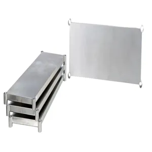 VESTIL SSS-1848-SK Shelving Kit, 48 x 18 Inch Size, Stainless Steel | AG7ZNF