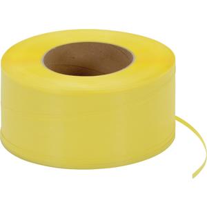 VESTIL ST-12-9X8-YL Yellow Poly Strapping, 9900 Feet, 9 x 8 Inch Core | AG7ZNX