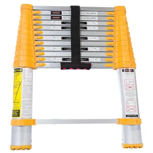 VESTIL TLAD-12 Telescopic Ladder, 6 Inch Size, 12 Feet 225 Lb. Capacity | AG8AUV