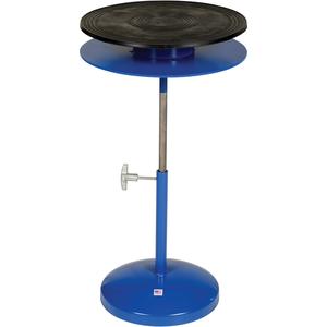 VESTIL TT-18-DPED Turntable, 18 Inch Dia., 25 Inch to 36 Inch Height, 2 Tier | AG8BEZ