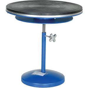 VESTIL TT-N-24-DPED Turntable, 24 Inch Dia., 25 Inch to 36 Inch Height, 2 Tier | AG8BFM