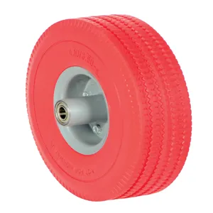 VESTIL UFRD-10-WHL-58 Urethane Wheel, 5/8 Inch Bearing, Red | AG8BGD