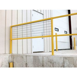 VESTIL WM-108 Steel Square Safe Handrail Wire Mesh, 108 Inch Size | AG8CHE