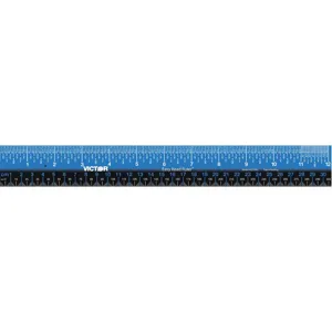 VICTOR EZ12SBL Ruler Inch Gloss Stainless Steel 12 Inch | AH7MCJ 36WE33