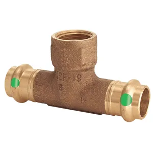 VIEGA LLC 79760 Tee Low Lead Bronze P x P x Fnpt | AB4QHX 20C421